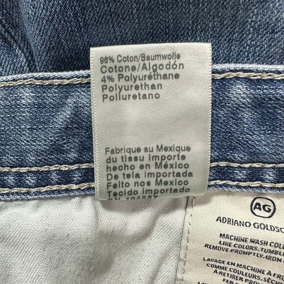 AG Adriano Goldschmied Jeans The Graduate Mens Size 34 Regular Blue Tailored Leg - Picture 9 of 9